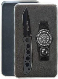 Smith & Wesson Spec Ops Tactical Set - Knife & Watch