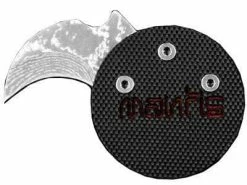 Mantis Civilianaire Demon Edition Folder With Black G-100 Handle, Damascus Blade