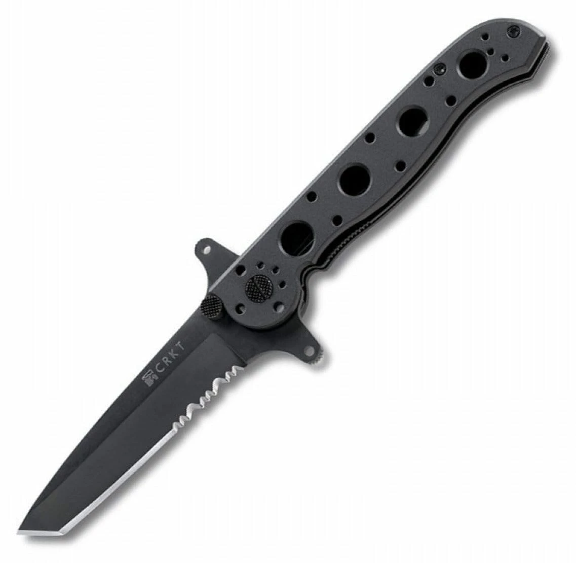 Columbia River (CRKT) CRKT Special Forces M16 3.5" Pocket Knife (Combo Edge, Black Aluminum Handle)