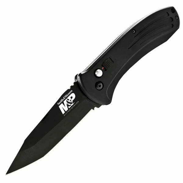 Smith & Wesson M&P Automatic Knife With Black Aluminum Handle