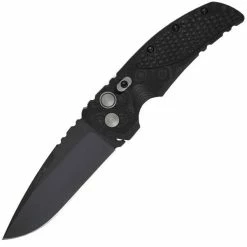 Hogue EXA01 3.5 Black Drop Point Kote G10 G-Mascus Single Blade Automatic Knife