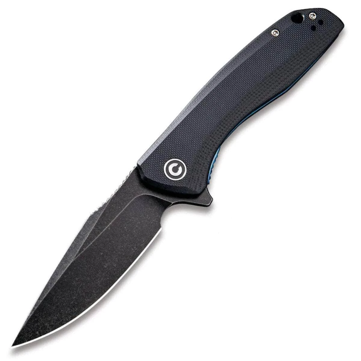 CIVIVI Baklash, 3.5" Black Blade, Black G10 Handle - C801H