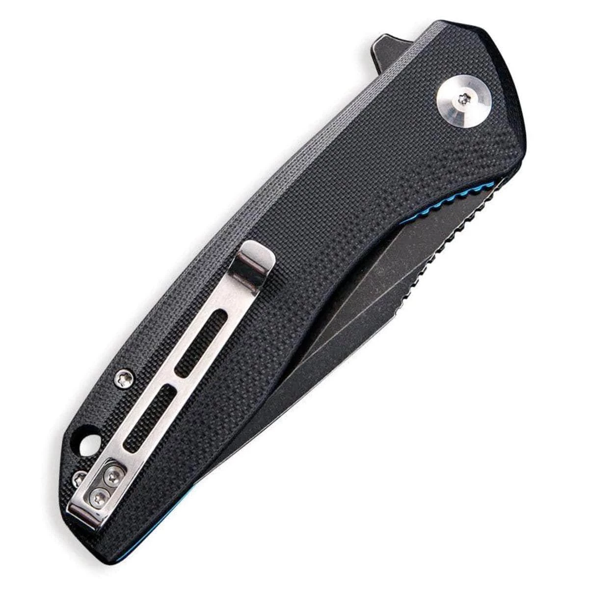 CIVIVI Baklash, 3.5" Black Blade, Black G10 Handle - C801H - Image 2