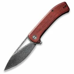 CIVIVI Riffle, 3.46" Damascus Blade, Dark Sandalwood Handle - C2024DS-2