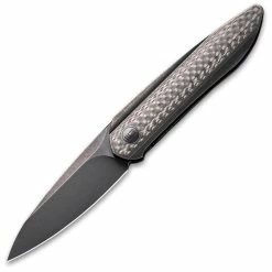 WE Knife Black Void Opus, 2.84" 20V Blade, Titanium Handle With Twill Carbon Fiber Inlay - 2010V-1