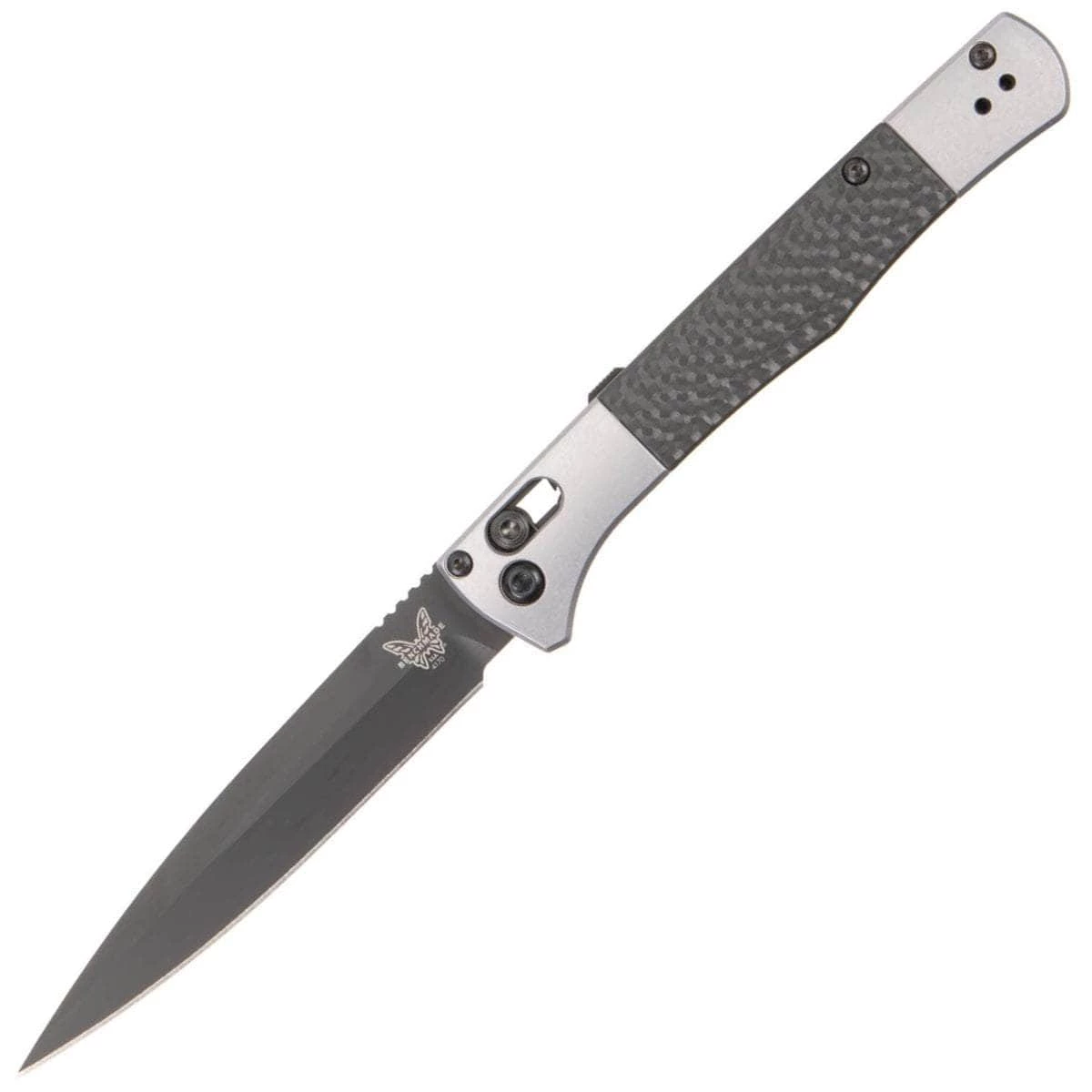Benchmade Fact Auto, 3.95" S90V Blade, Aluminum/Carbon Fiber Handle - 4170BK