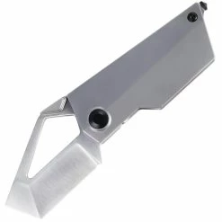 Kizer Knives Kizer Cyber Blade, 2.1" S35VN Tanto Blade, Milled Titanium Handle - Ki2563A1