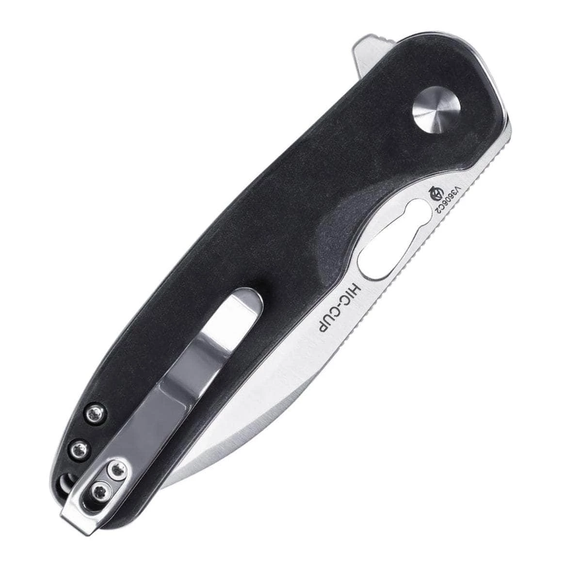 Kizer Knives Kizer Vanguard HIC-CUP, 3.15" 154CM Blade, Black Richlite Handle - V3606C2 - Image 2