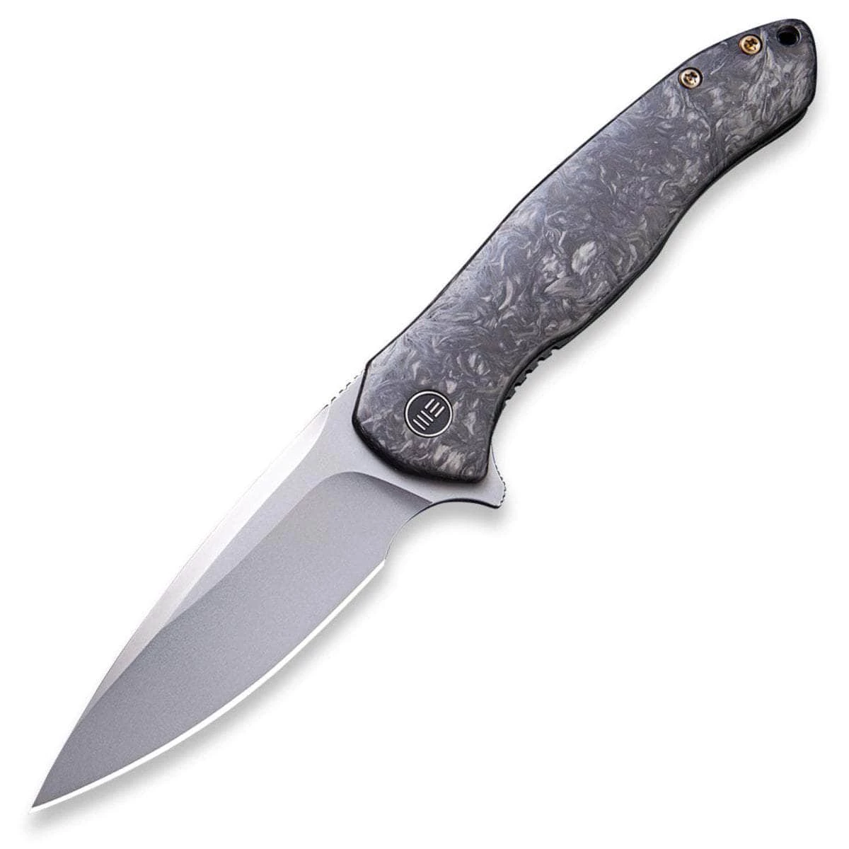 WE Knife Kitefin, 3.24" S35VN Blade, Marble Carbon Fiber And Titanium Handle - 2001A
