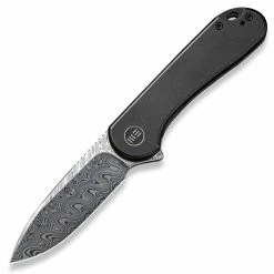 WE Knife Elementum, 2.96" Hakkapella Damasteel Blade, Titanium Handle - WE18062X-DS1