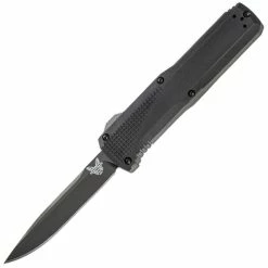 Benchmade Phaeton OTF, 3.45" S30V Blade Blade, Black Aluminum Handle - 4600DLC