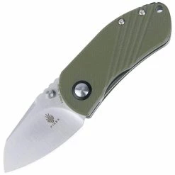 Kizer Knives Kizer Contrail, 2" N690 Blade, Green G10 Handle - V2540C2