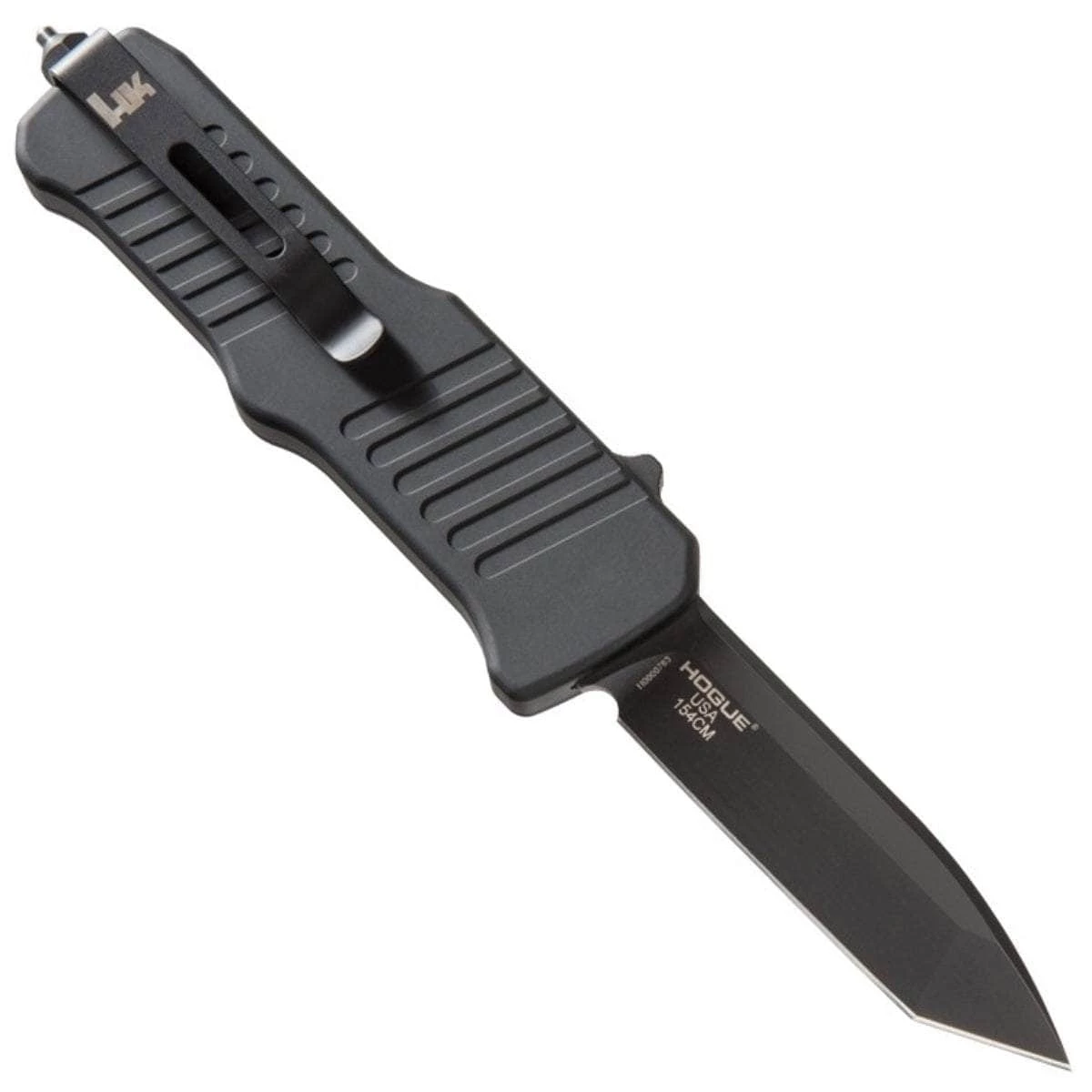 Heckler & Koch (HK) HK Mini Incursion OTF Automatic, 2.95" Black Tanto Blade, Black Aluminum Handle - 54046 - Image 2