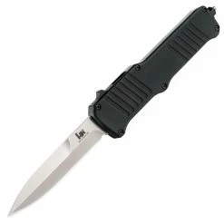 Heckler & Koch (HK) HK Incursion OTF Automatic, 3.9" Bayonet Blade, Black Aluminum Handle - 54090