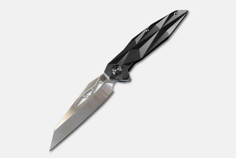 Artisan Cutlery Artisan Cygnus, 3.54" S35VN Satin Blade, Black Titanium Handle - 1827G-BK - Image 3