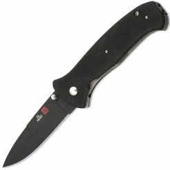 Al Mar Knives Al Mar Sere 2000, 3.6" Black Blade, Black G10 Handle - S2KB