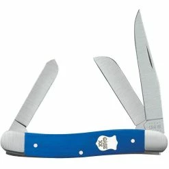 Case Cutlery Case Medium Stockman, 3-Blade Slipjoint, Blue G10 Handle (10318 SS) - 16744