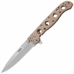 Columbia River (CRKT) CRKT M16-03B Bronze, 3.55" 12C27 Blade, Stainless Steel Handle