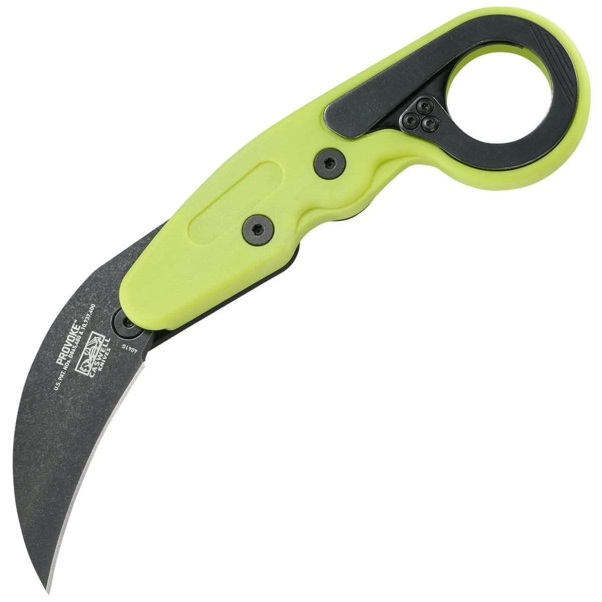 Columbia River (CRKT) CRKT Provoke Zap, 2.47" 1.4116 Blade, Green Grivory Handle - 4041G