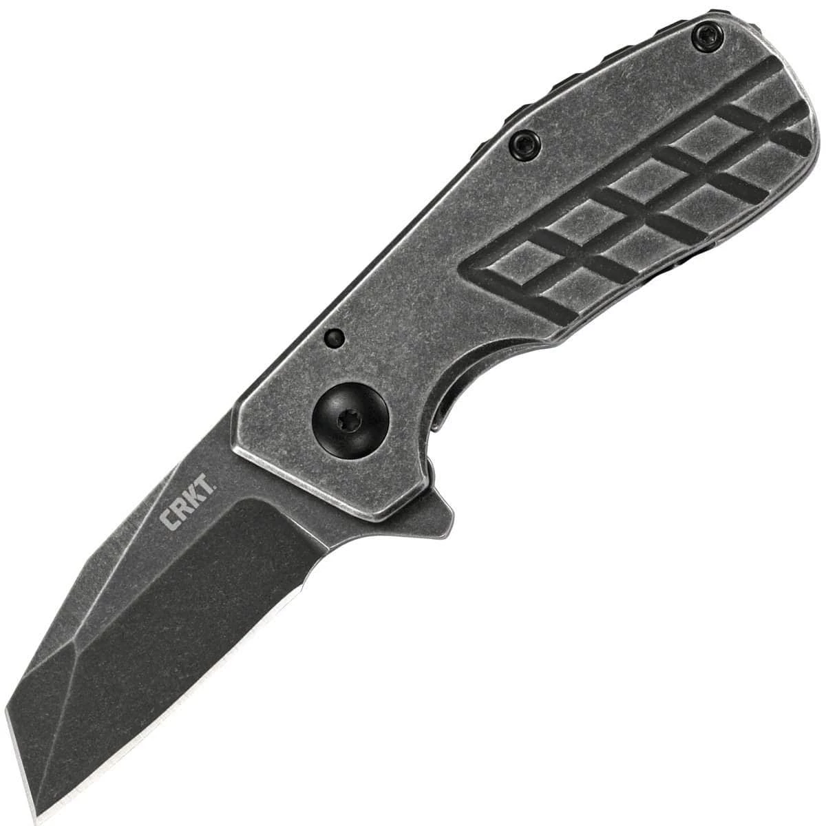 Columbia River (CRKT) CRKT Razelcliffe Compact, 2.09" Stonewashed Blade, Steel Handle - 4021