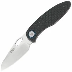 Columbia River (CRKT) CRKT Trask, 3.33" D2 Deadbolt Locking Blade, Black GRN Handle - 5375