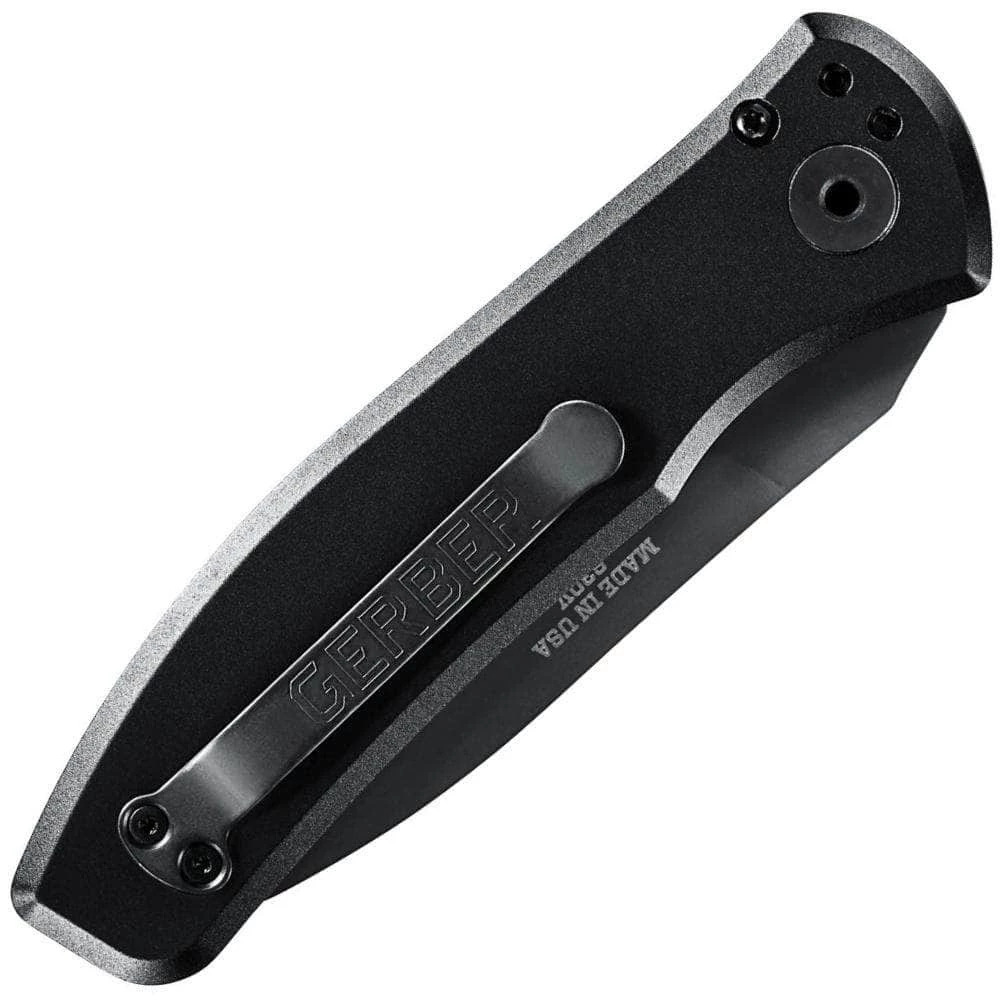Gerber Empower Auto, 3.25" Black S30V Blade, Black Armored Grip Handle - 30-001321 - Image 2