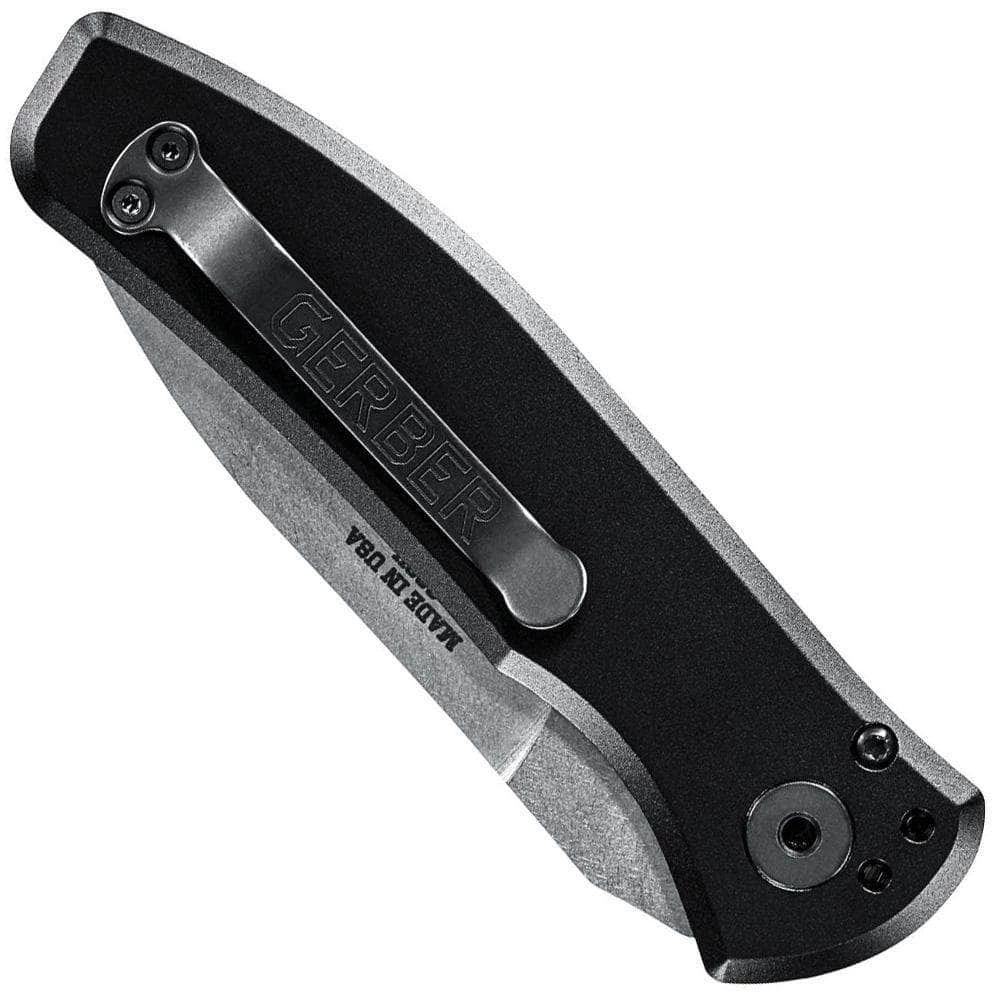 Gerber Empower, 3.25" Stonewash S30V Blade, Black Aluminum W/ Armored Grip Handle - 30-001323 - Image 2