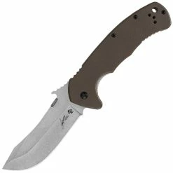 Kershaw Knives Kershaw Emerson CQC-11K D2, 3.5" Blade, Brown G10/Steel Handle - 6031D2