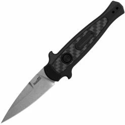 Kershaw Knives Kershaw Launch 12 Auto, 2.4" 154CM Blade, Black Anodized Handle - 7125