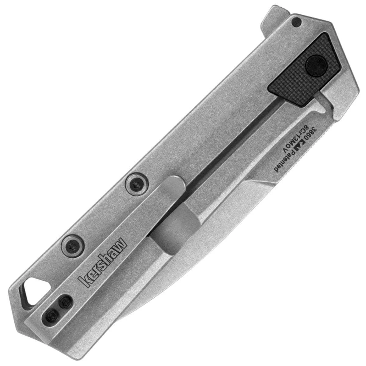 Kershaw Knives Kershaw Oblivion, 3.5" Blade, Steel Handle With GFN Inserts - 3860 - Image 2