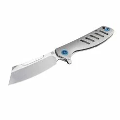 Artisan Cutlery Artisan Tomahawk Folder 3.94in M390 Blade Gray Titanium Hnd 1815G-GYM