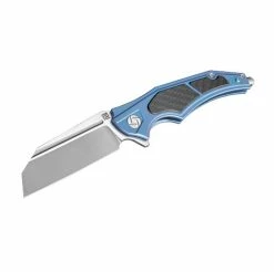 Artisan Cutlery Artisan Apache Nomad Folder 3.82in M390 Blade Blue Titanium 1813G-BUM