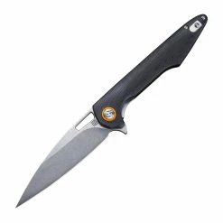 Artisan Cutlery Artisan Archaeo Folder 3.85 In D2 Blade Black Curved G-10 1821P-BKC