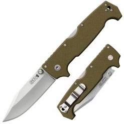 Cold Steel Knives Cold Steel SR1, 4" S35VN Clip Point Blade, OD Green G10 Handle - 62L