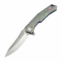 Artisan Cutlery Artisan Zumwalt Folder 3.78 In S35VN Blade Titanium Hndl 1808G-BU03