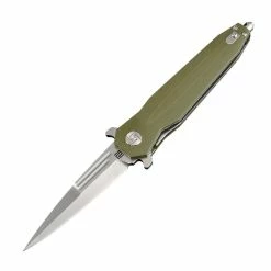 Artisan Cutlery Artisan Hornet Folder 3.54 In D2 Blade Green Curved G-10 1810P-GNC