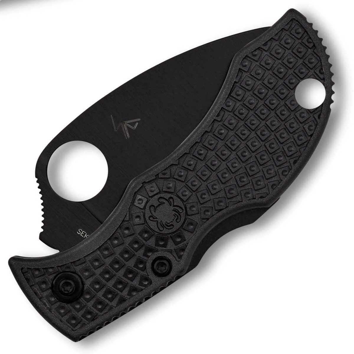 Spyderco Manbug, 1.91" Wharncliffe Black Blade, Black FRN Handle - MBKWPBK - Image 2
