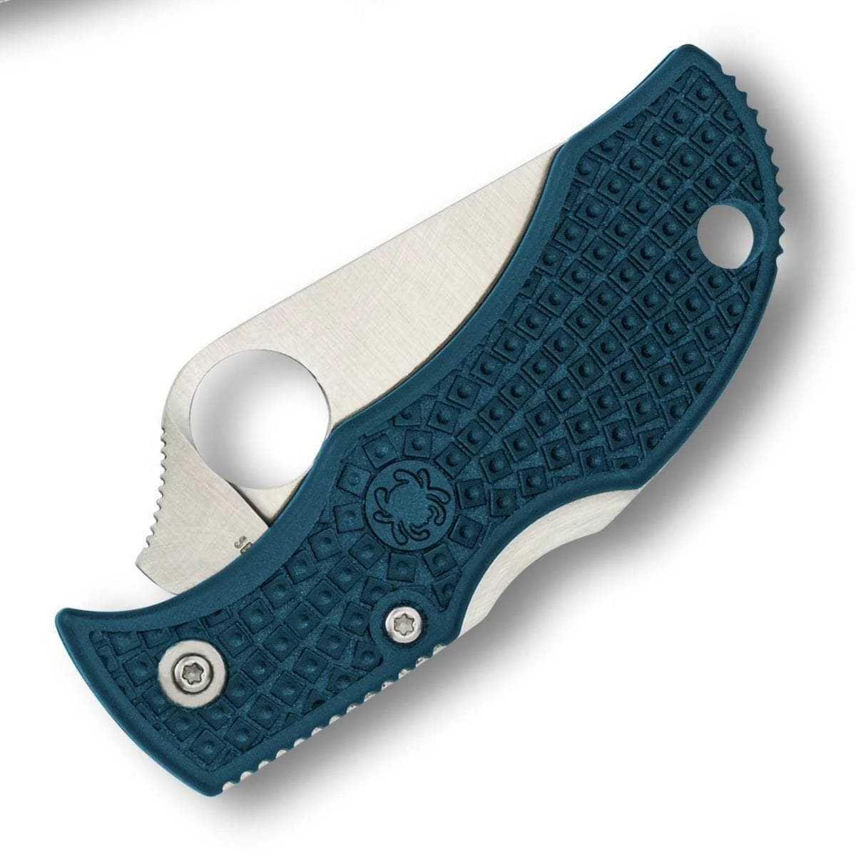 Spyderco Manbug, 1.97" K390 Blade, Blue FRN Handle - MFPK390 - Image 2