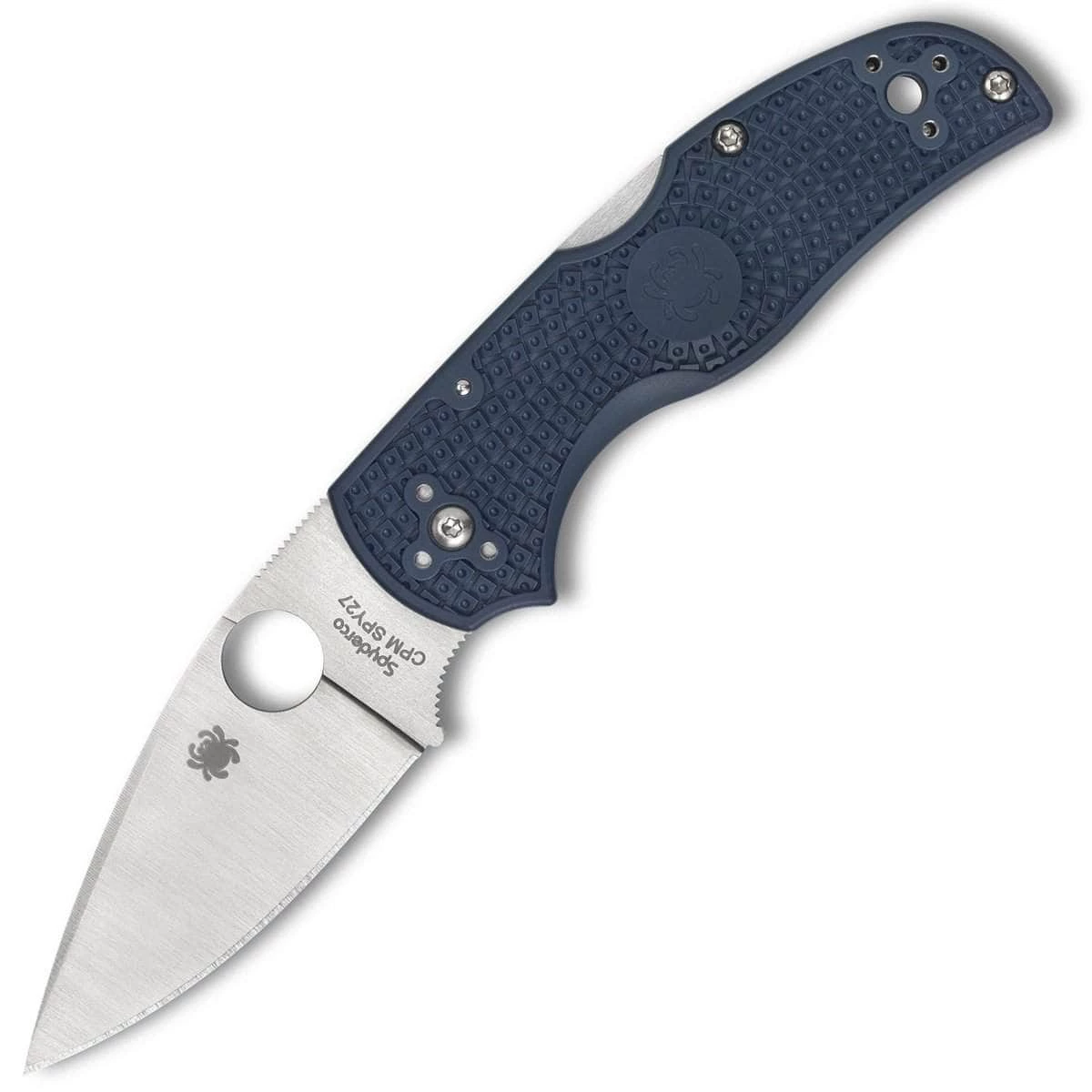 Spyderco Native 5, 2.95" CPM SPY27 Blade, Blue FRN Handle - C41PCBL5