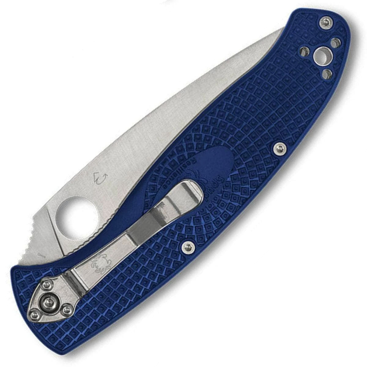 Spyderco Resilience, 4.2" CPM S35VN Blade, Blue FRN Handle - C142PBL - Image 2
