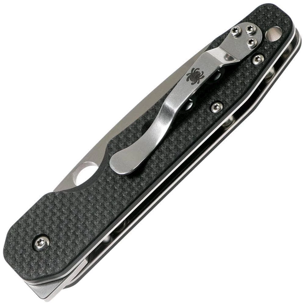 Spyderco Smock, 3.45" S30V Blade, Carbon Fiber/G10 Handle - C240CFP - Image 2